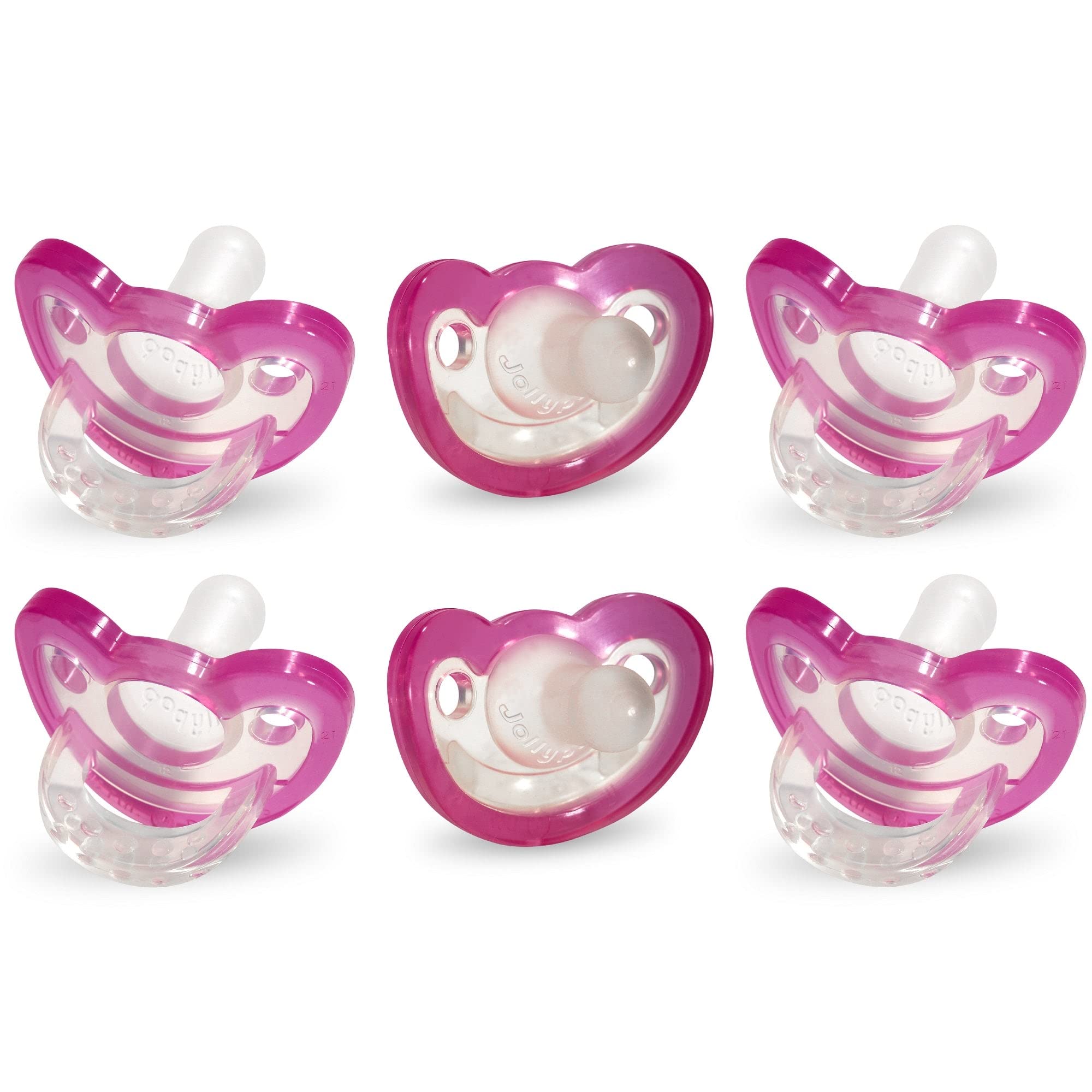 RaZBaby JollyPop orthodontic nipple supports healthy gum development during soothing sessions.