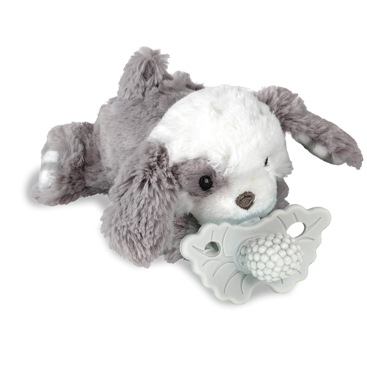 RaZbaby RaZbuddy BerryBumps texture silicone teether offers gentle gum relief