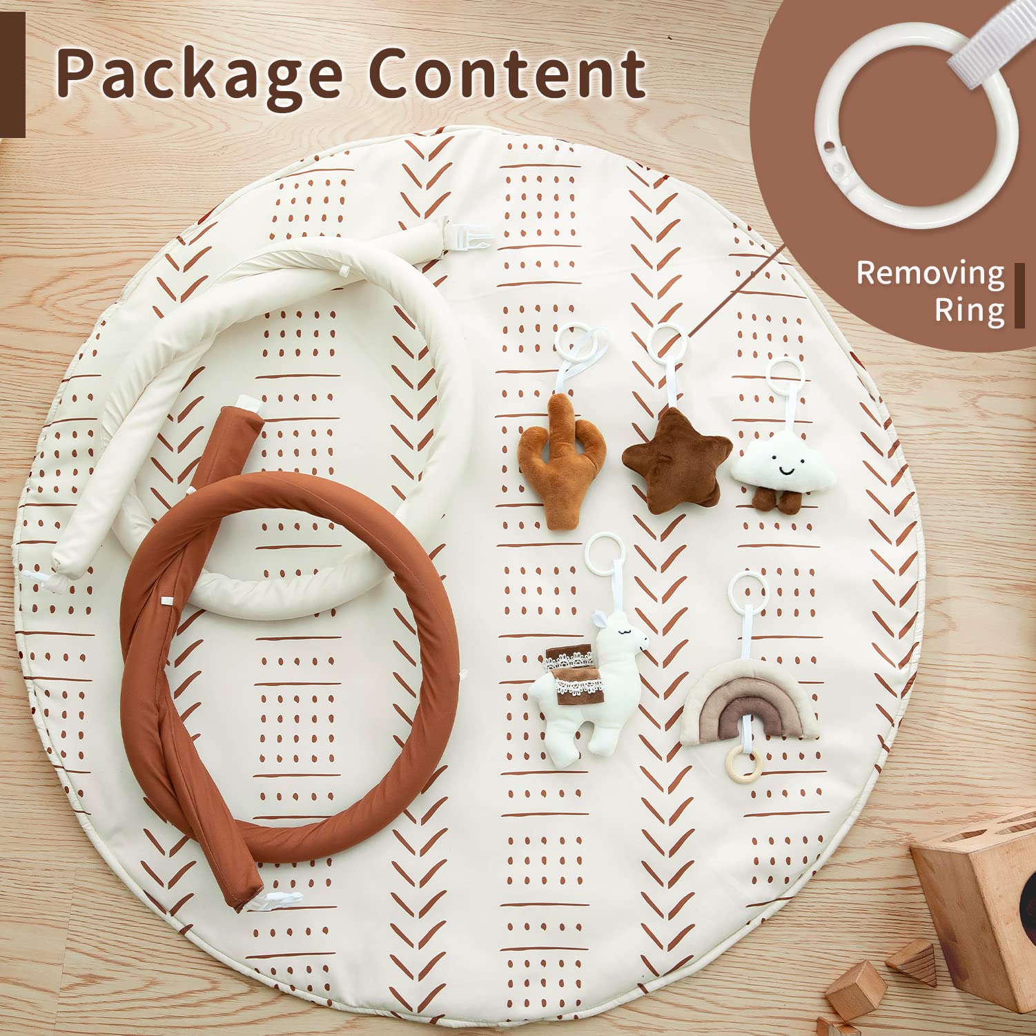 Razee Baby Gym makes a thoughtful baby shower gift for new parents.