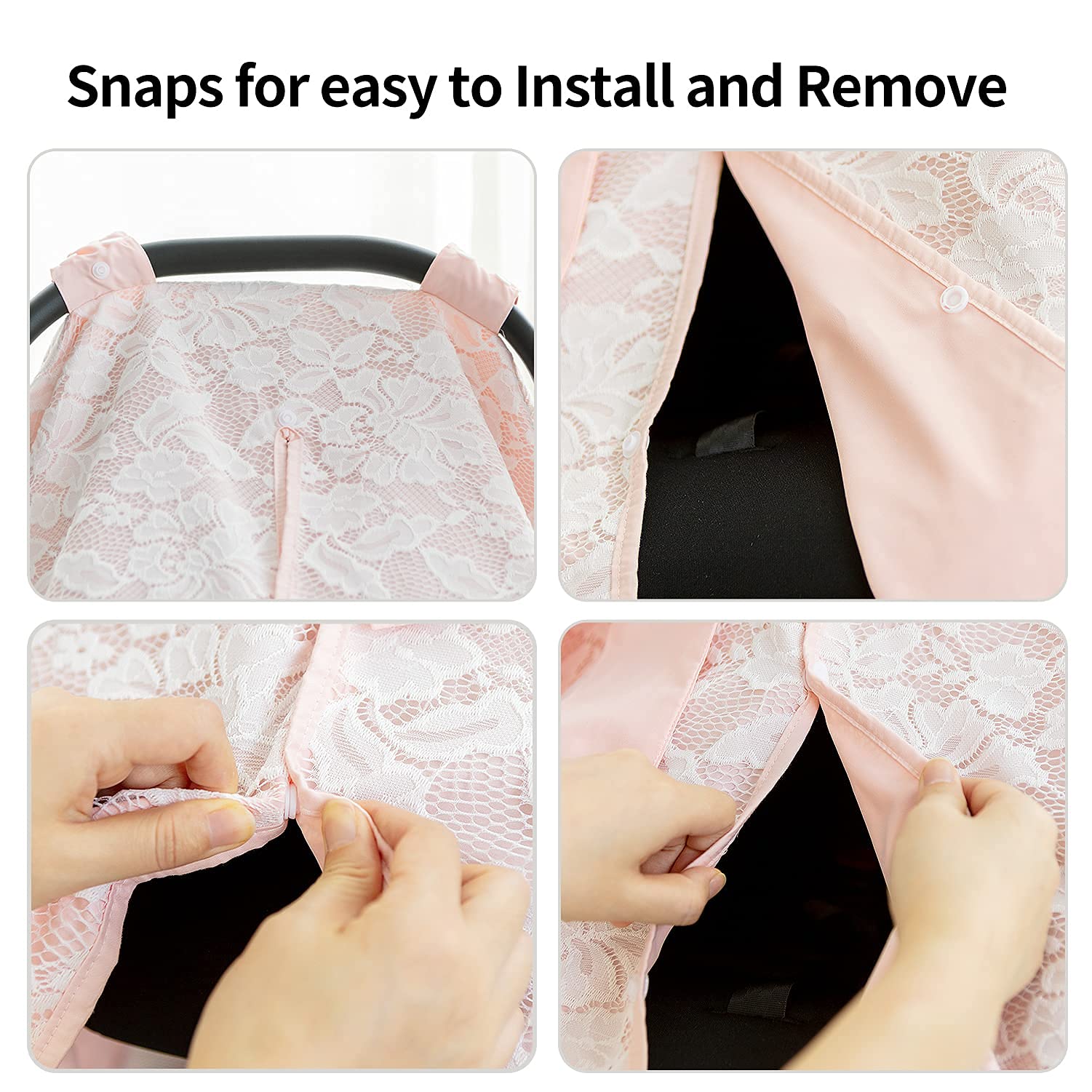 Razee detachable accessories closeup reveals removable components for easy washing.
