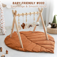 Razee leaf shaped mat close up shows soft washable surface