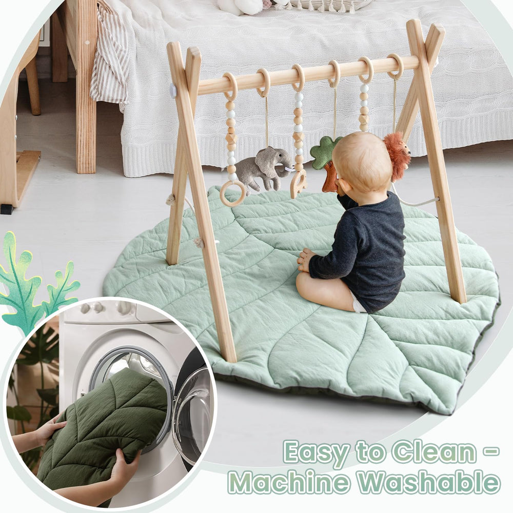 Razee newborn-focused setup fosters color and tactile engagement during play.