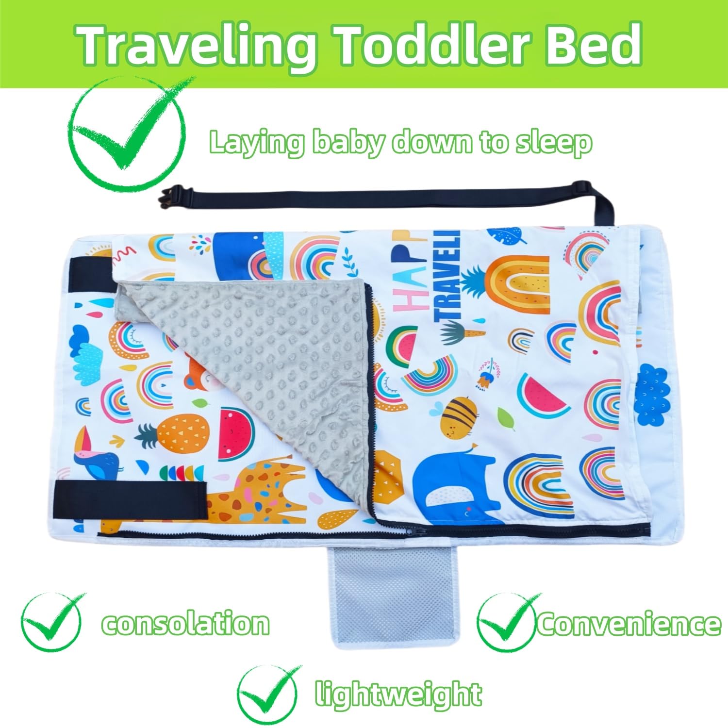 Rdttlv Multi-functional flight mat doubles as rest area and play space.
