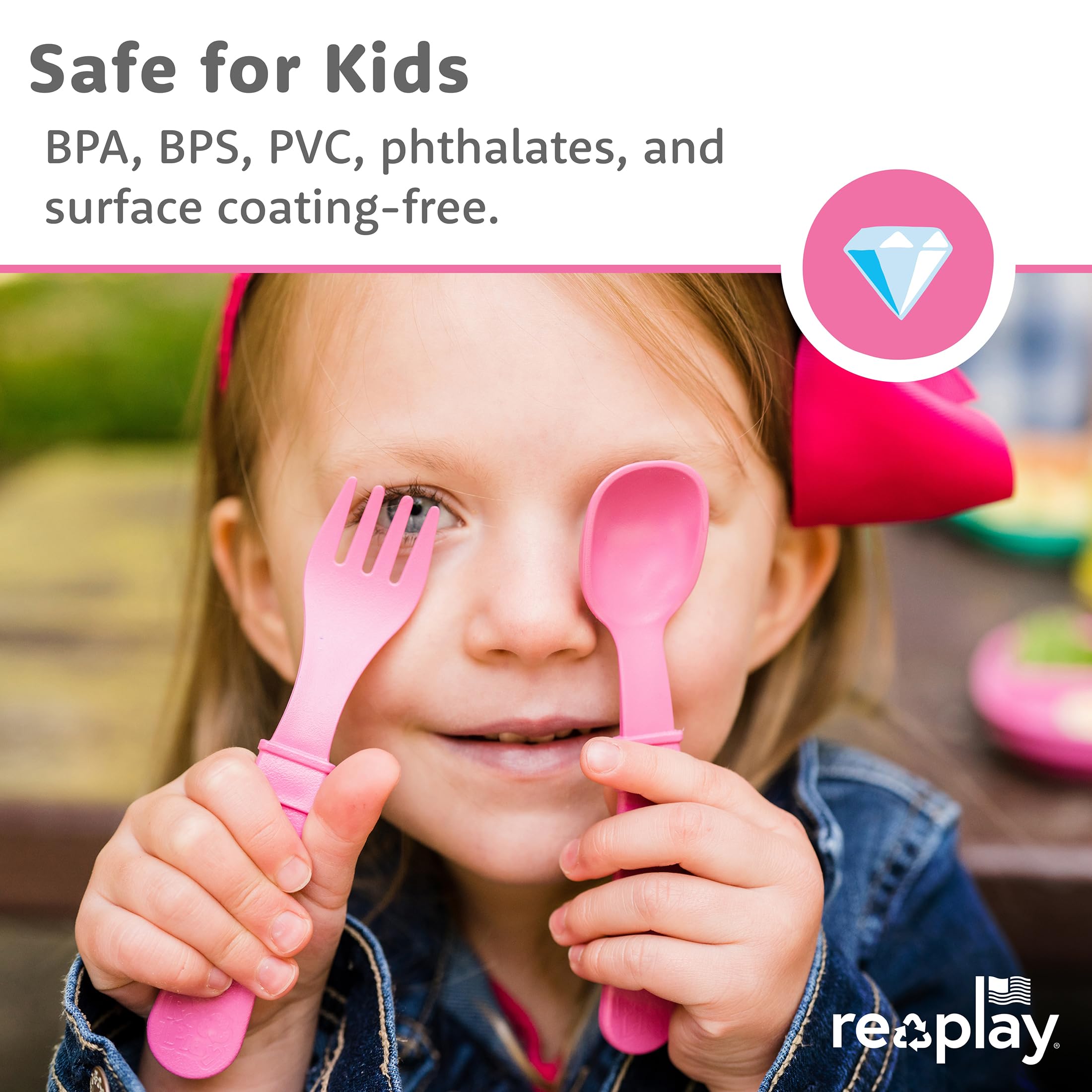 Re-Play made in USA from recycled milk jugs for eco-friendly dining