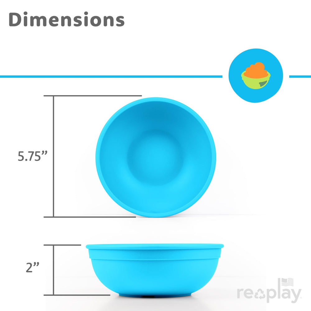 Re-Play Sorbet pink 20 oz bowl keeps snacks organized and easy to grab.