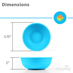 Re-Play Sorbet pink 20 oz bowl keeps snacks organized and easy to grab.
