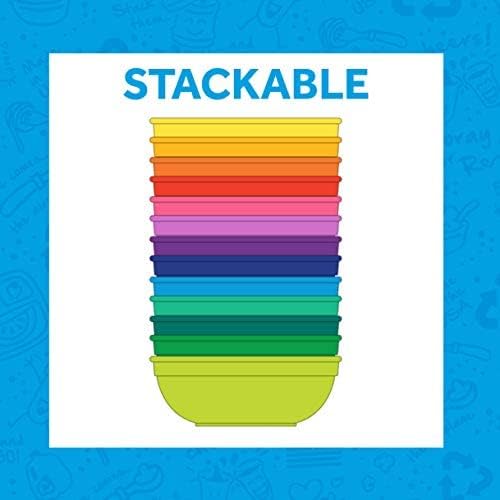 Re-Play Sorbet stackable bowls save kitchen space and reduce clutter.