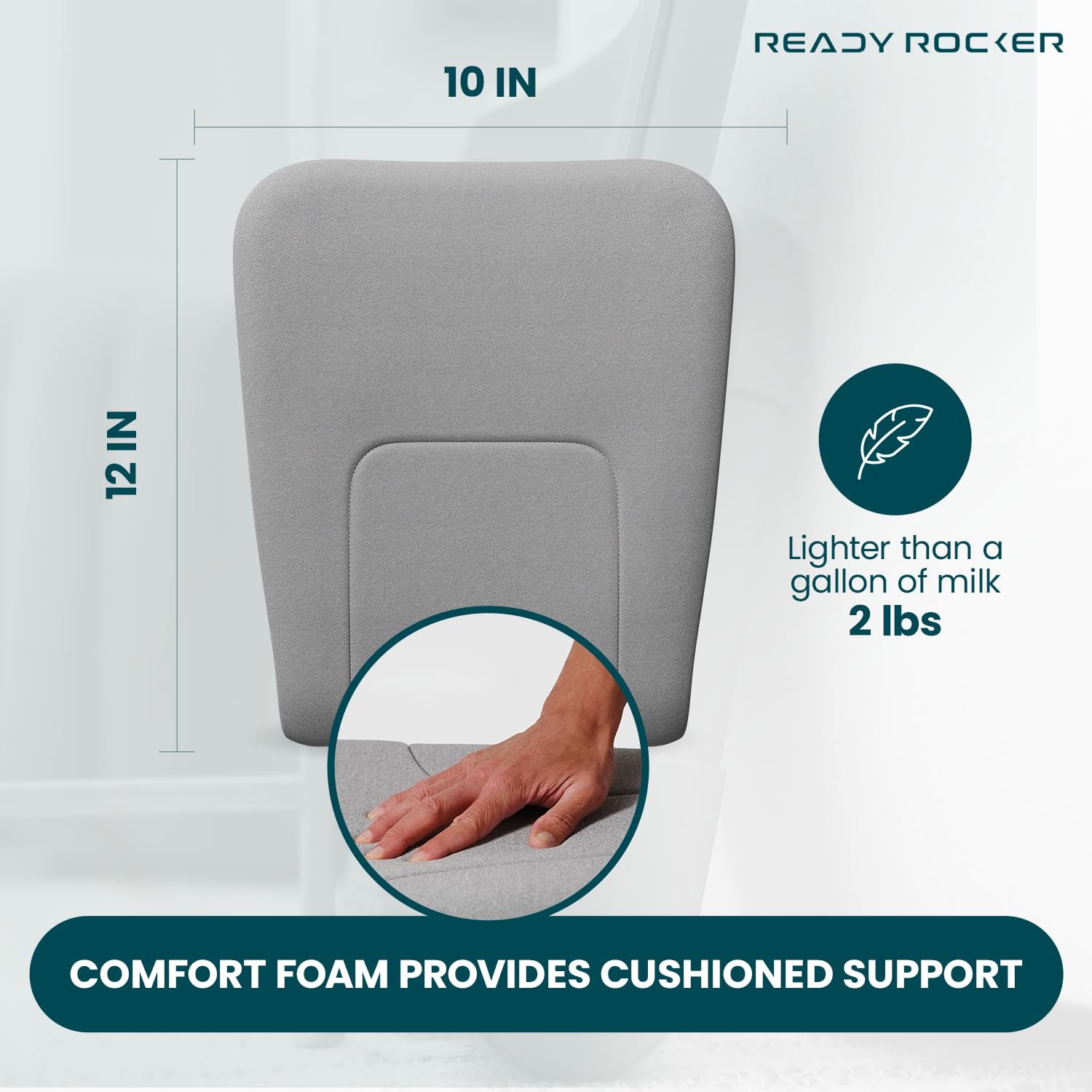 READY ROCKER frame materials glass fiber reinforced polypropylene offering durable long-lasting support.