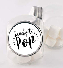 Ready To Pop stripe stickers adhesive-back ensure secure placement on items.