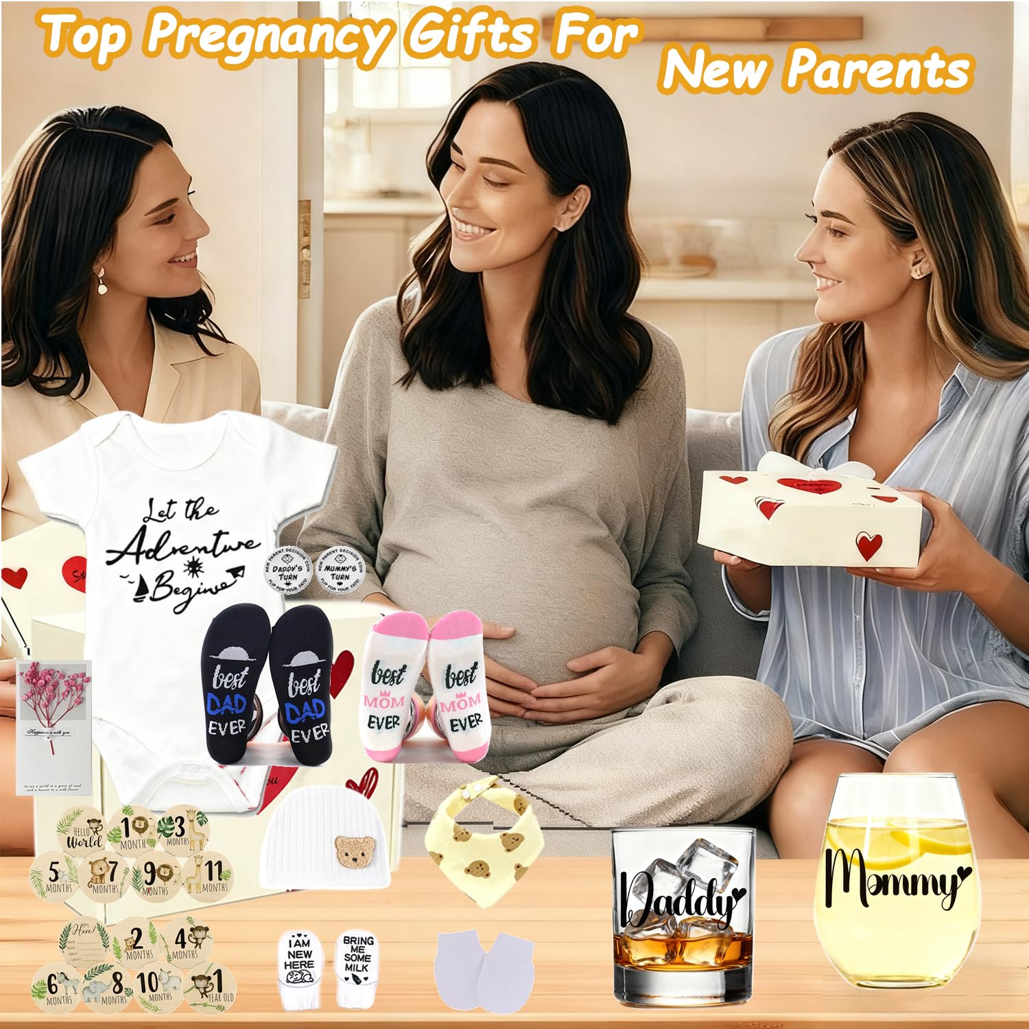 ReaGold mom-dad glasses durable keepsakes for everyday use