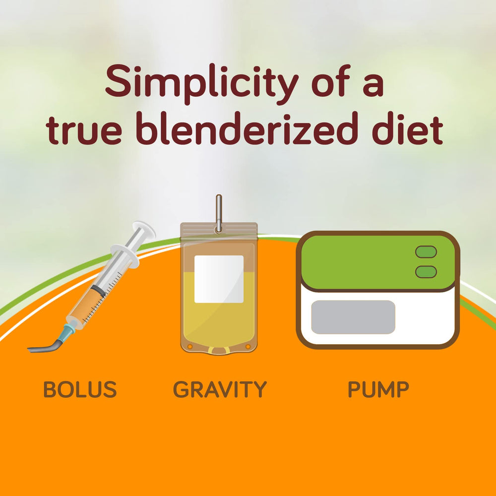 Real Food Blends tube-feeding-12fr-compatibility highlights versatile administration options.