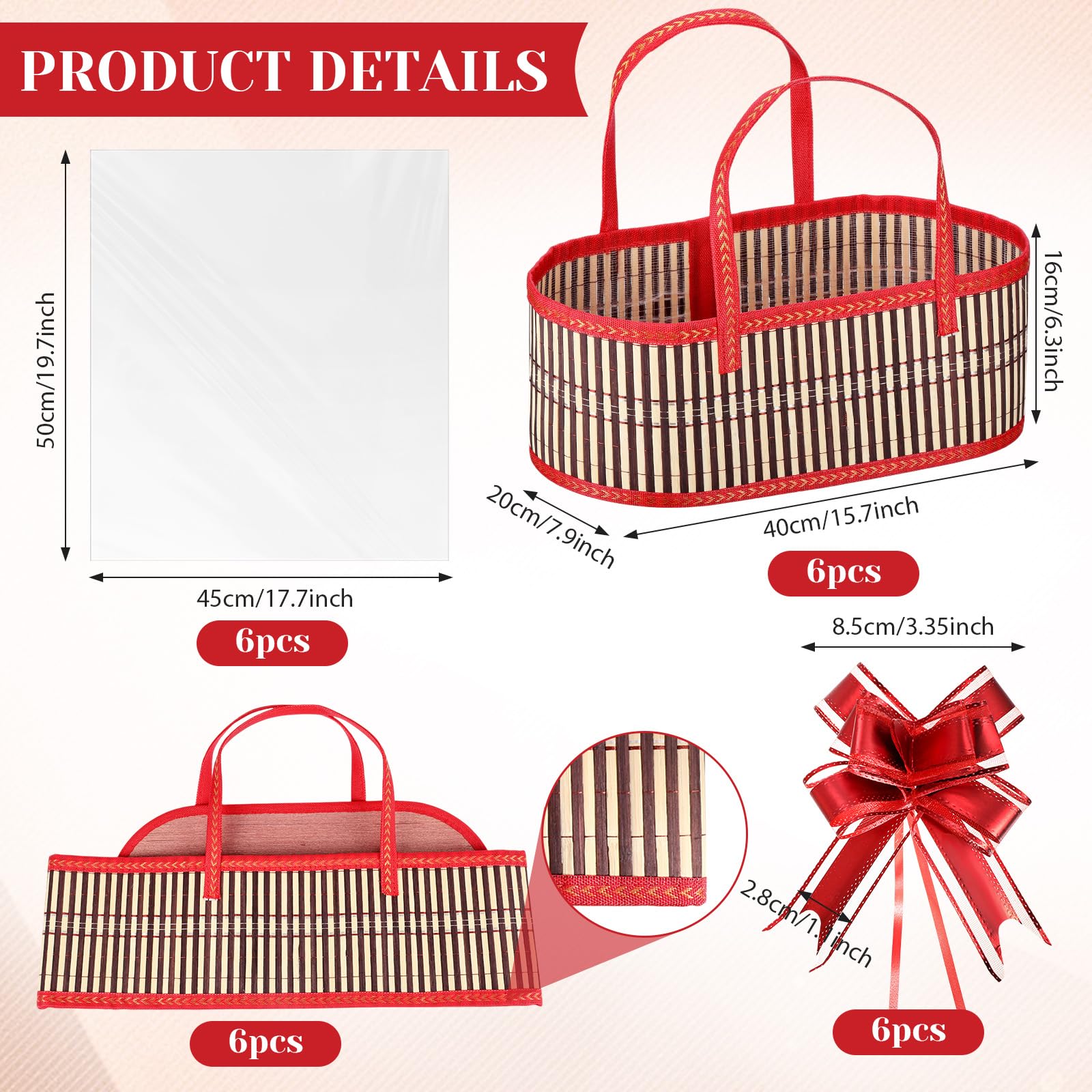 Reallnaive bamboo basket closeup shows durable natural materials for stylish gifting.