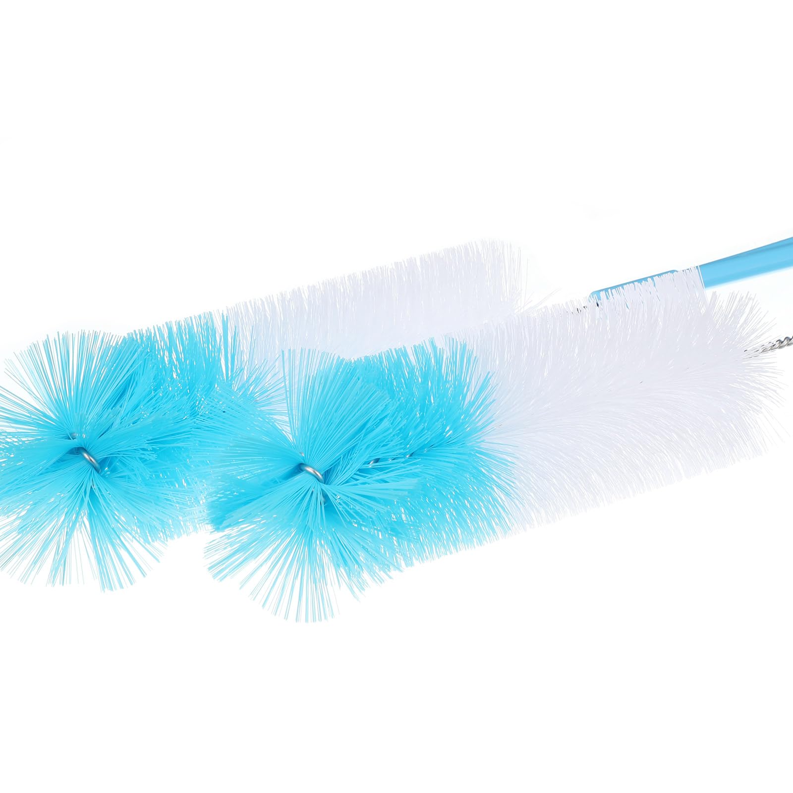 Reallnaive blue and white brush set in kitchen for hygienic cleaning