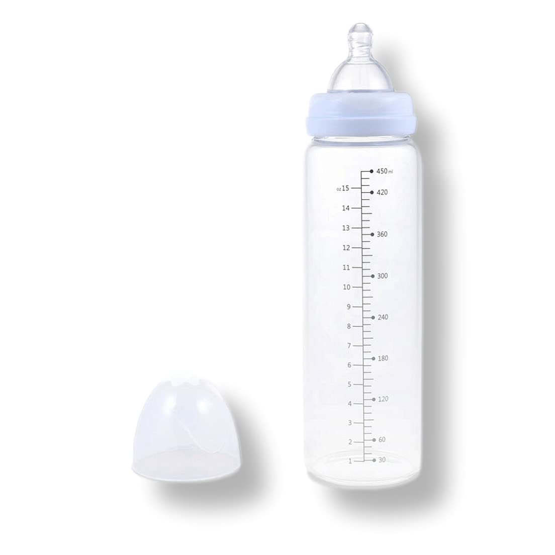 Rearz Vintage White bottle cap and nipple close-up emphasizing fast-flow design.