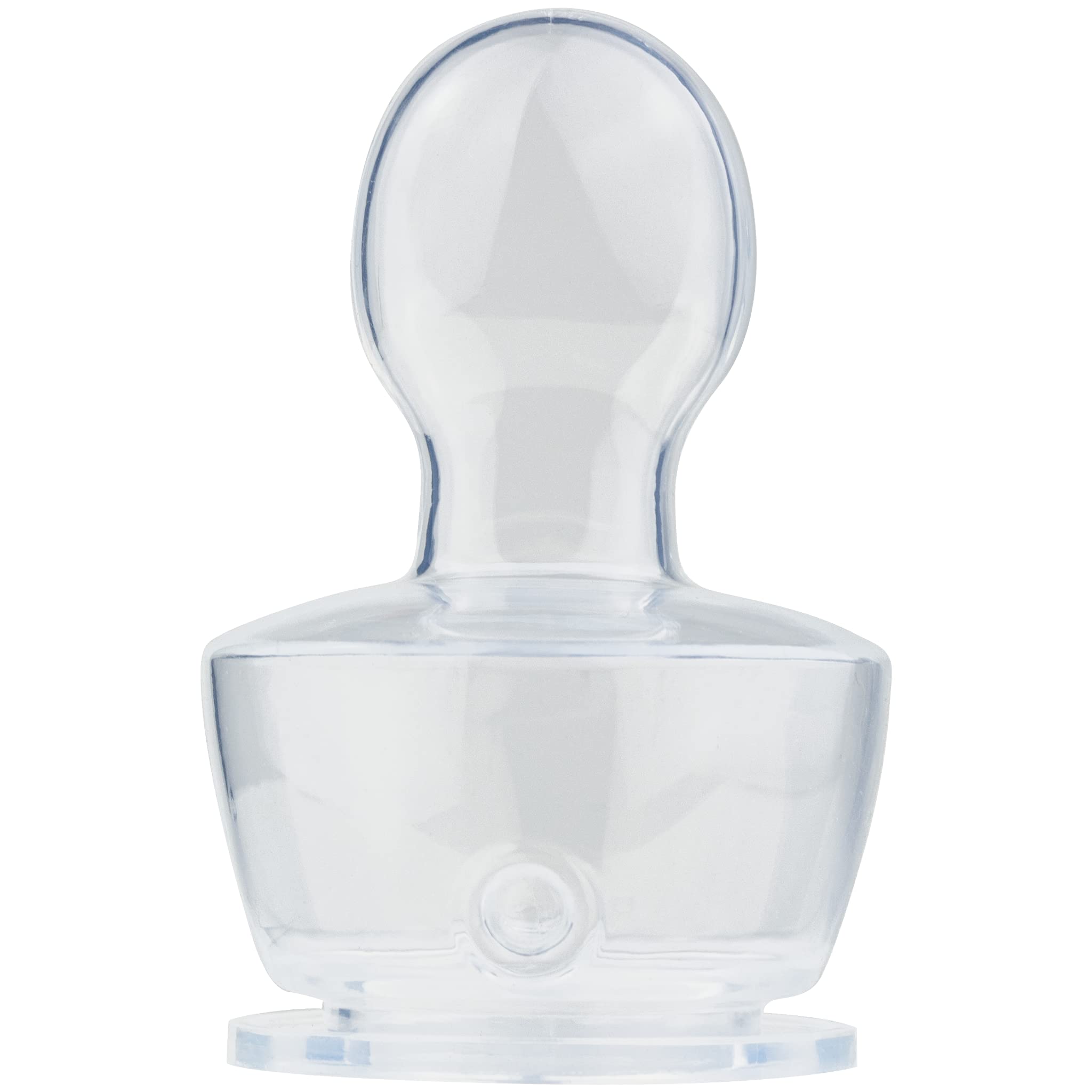 Rearz Wide Neck XXL nipple in hand shows comfortable adult-mouth length for easy handling.
