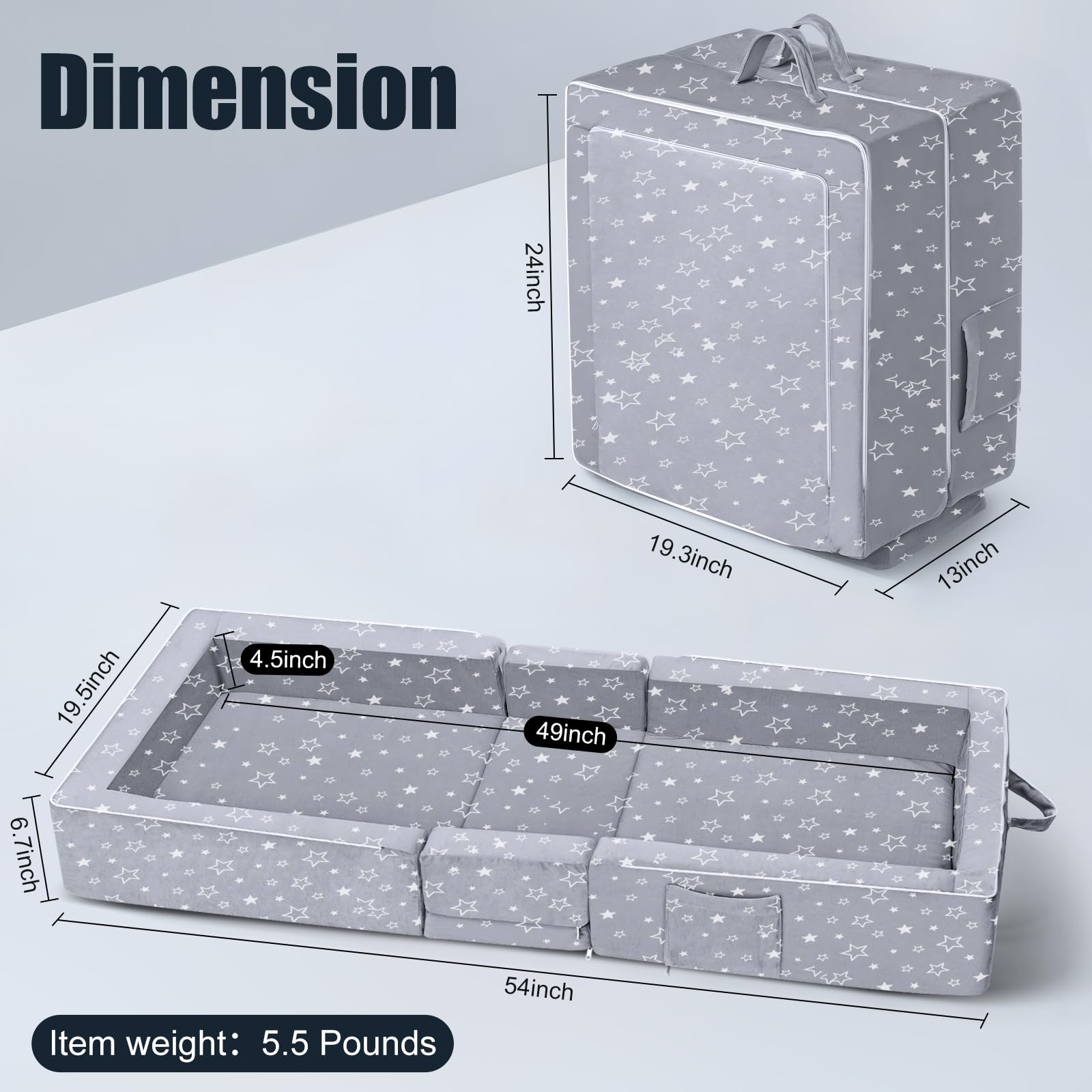 REAWUL toddler bed guardrails safety design promotes secure sleep.
