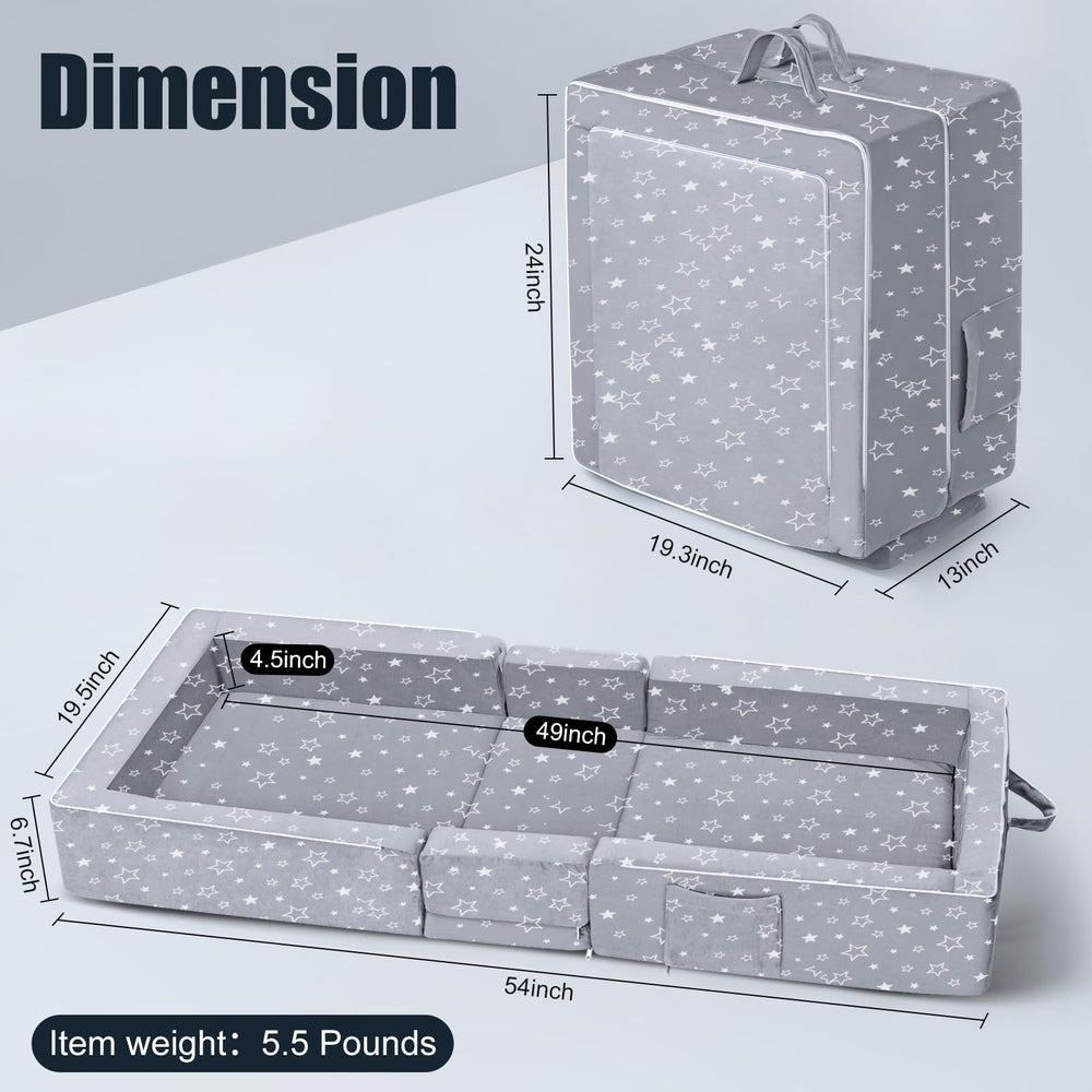 REAWUL toddler bed guardrails safety design promotes secure sleep.