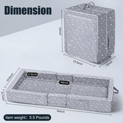 REAWUL toddler bed guardrails safety design promotes secure sleep.