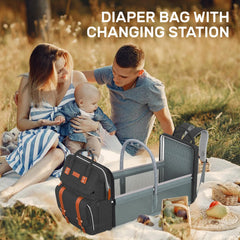 RECALLA diaper bag backpack waterproof materials protect essentials in rain