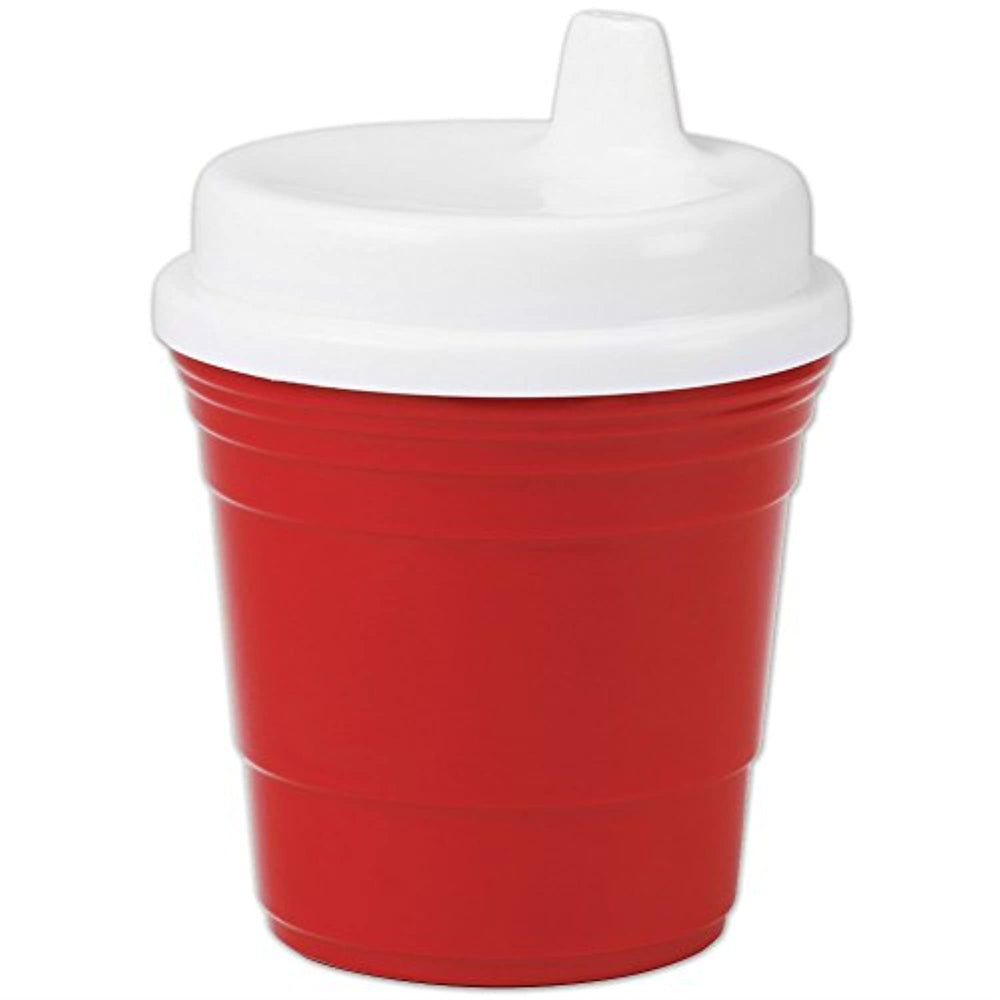 Red Cup Living versatile cup handles milk, juice, and water for daycare and home.