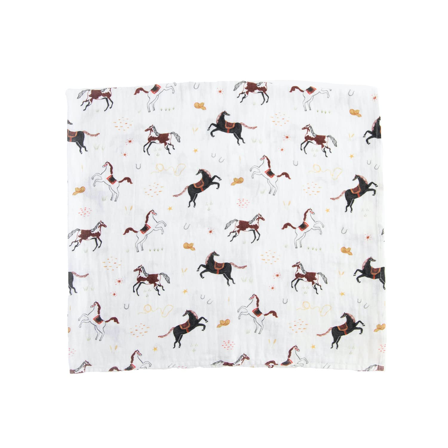 Red Rovr swaddle 44x44 size laid flat for versatile wrapping.