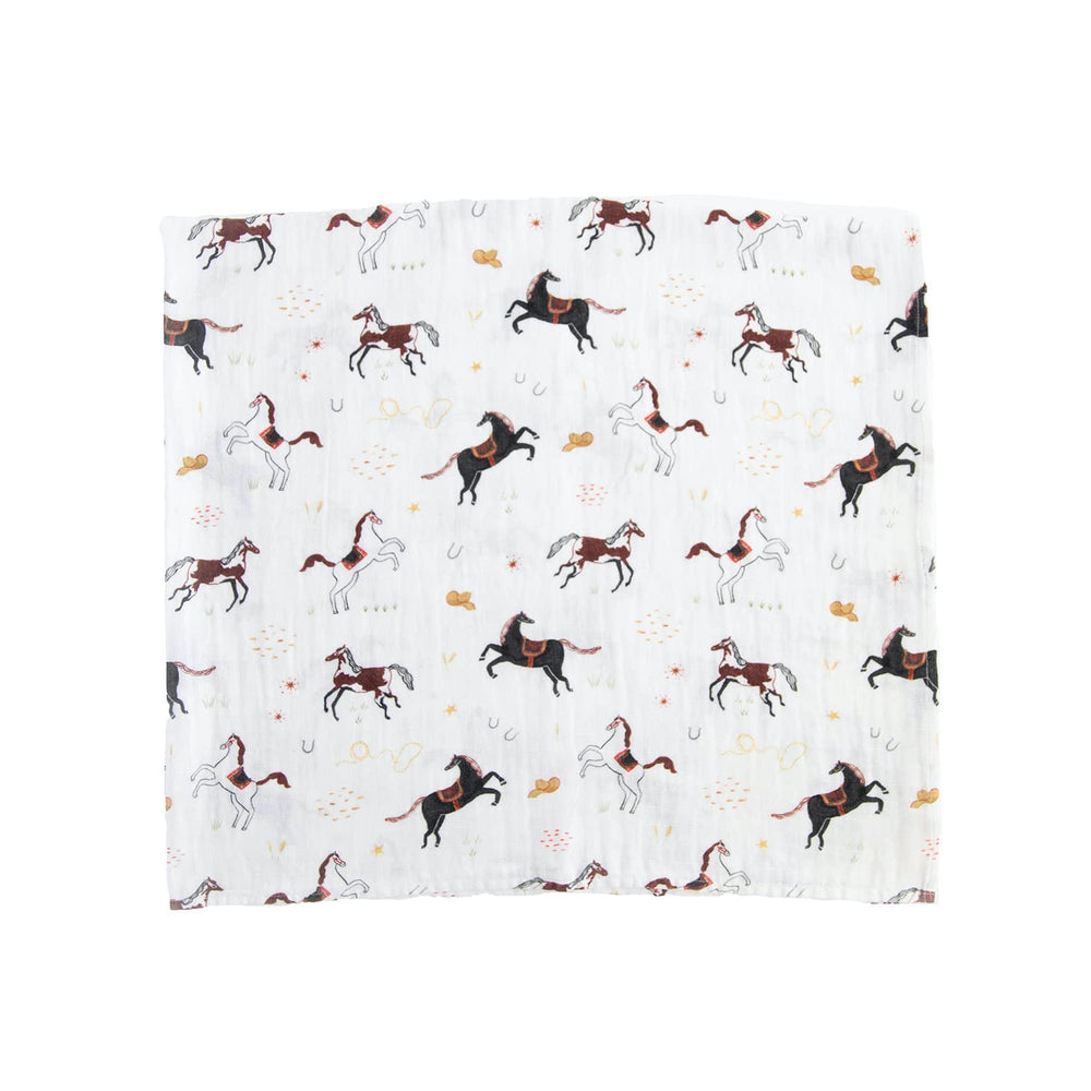 Red Rovr swaddle 44x44 size laid flat for versatile wrapping.