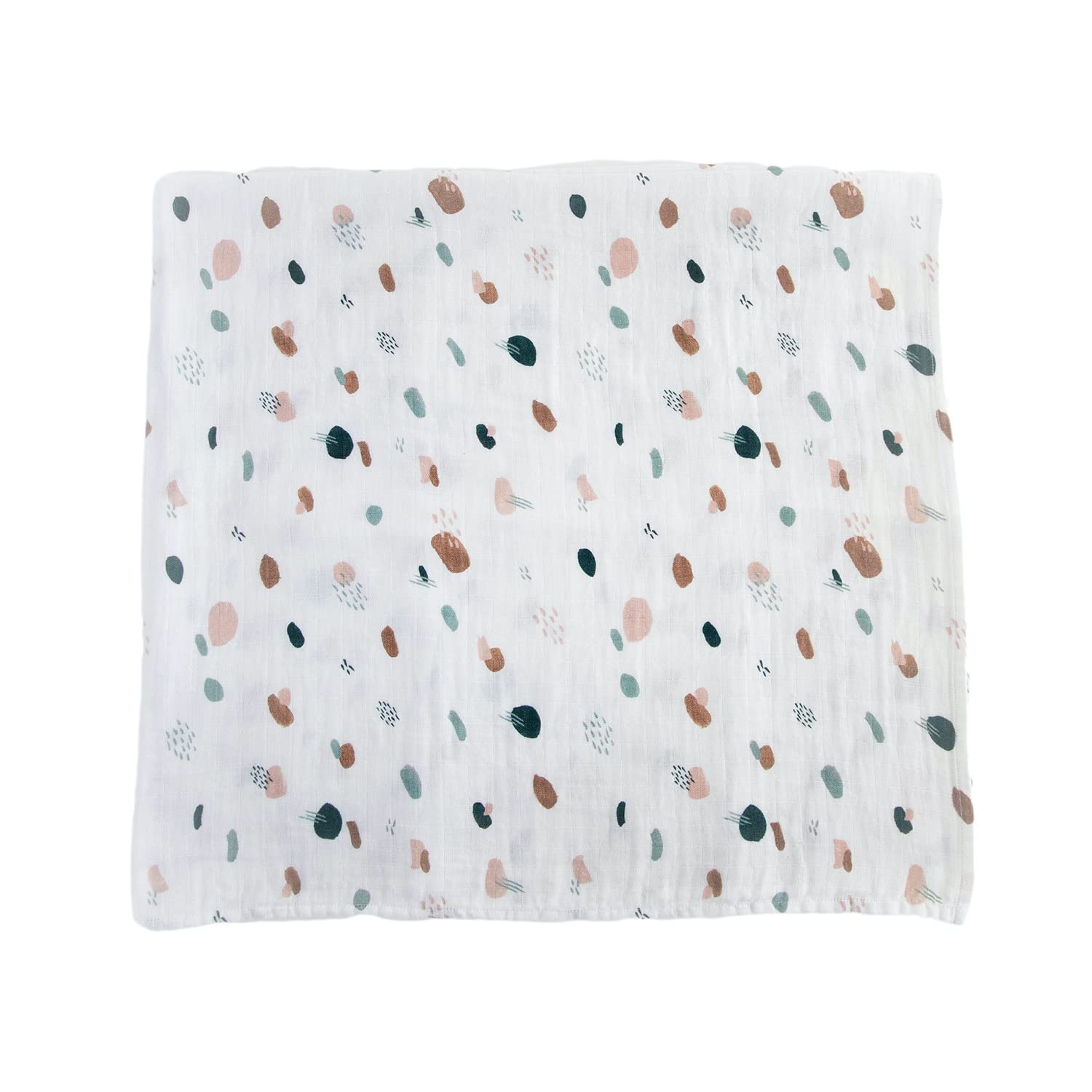 Red Rovr baby nursing burping swaddle demonstrates easy wrap for feeds.