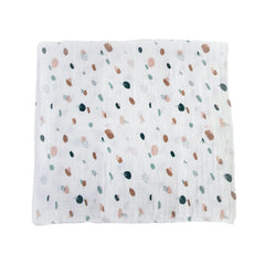 Red Rovr baby nursing burping swaddle demonstrates easy wrap for feeds.