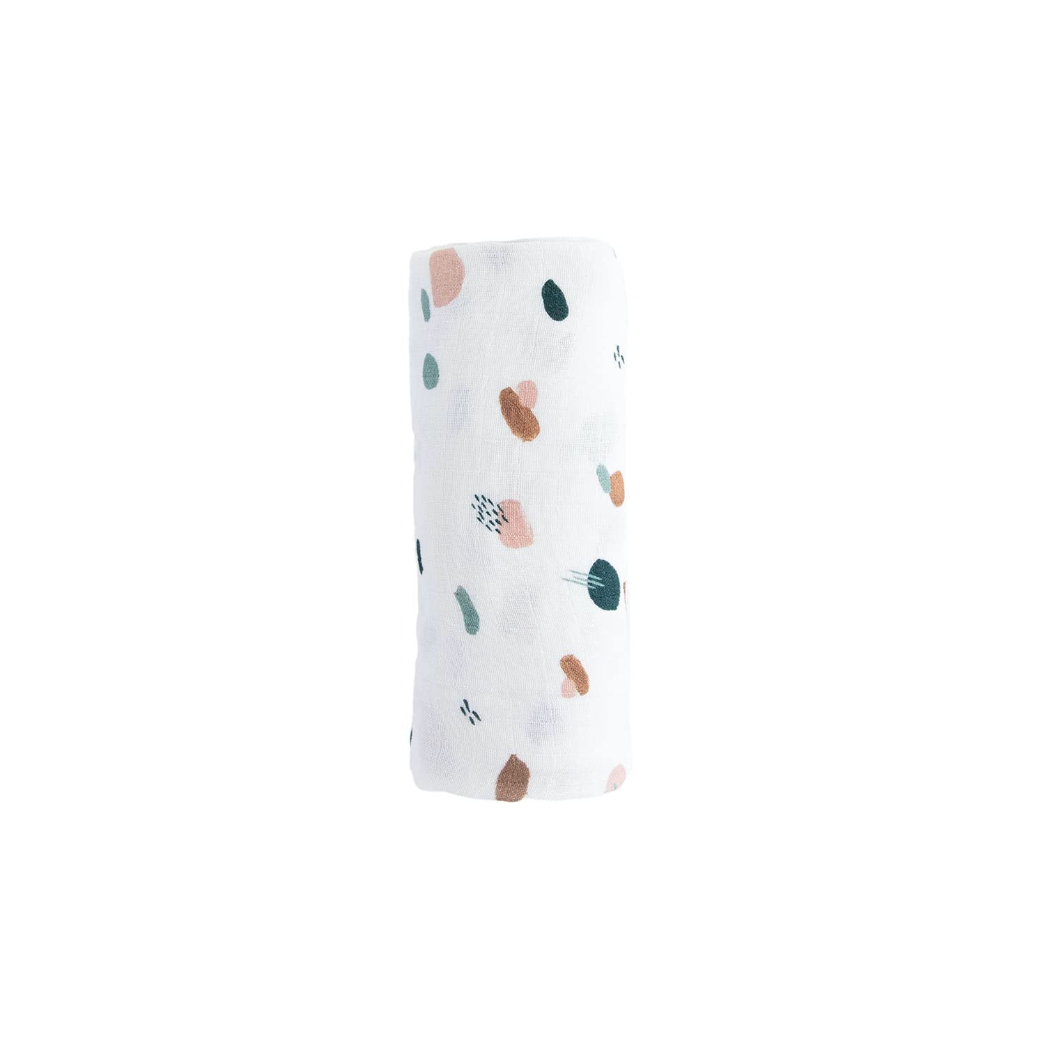 Red Rovr organic cotton muslin closeup emphasizes gentle, breathable fabric.