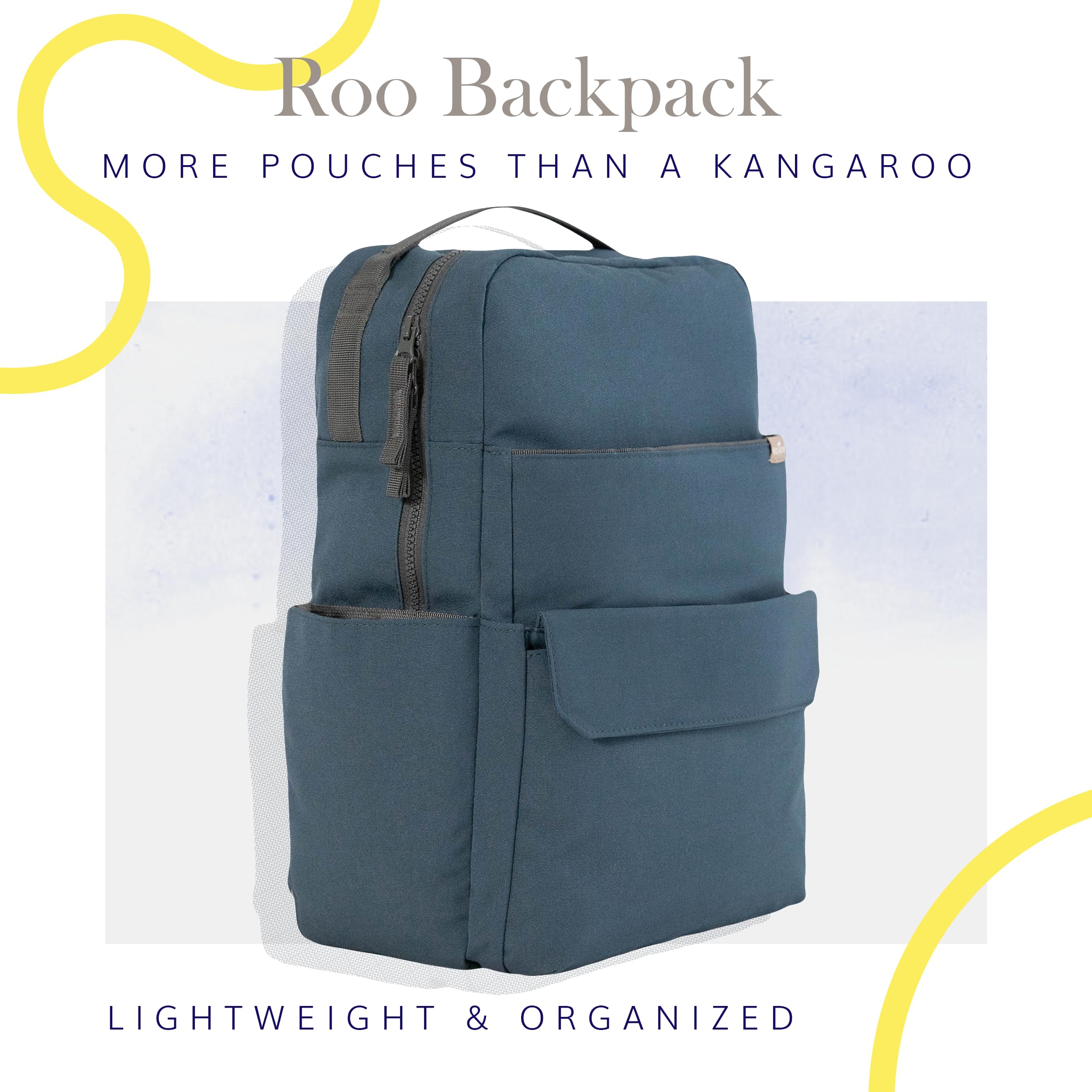 Red Rovr Roo main compartment open showing wide entry for easy packing.