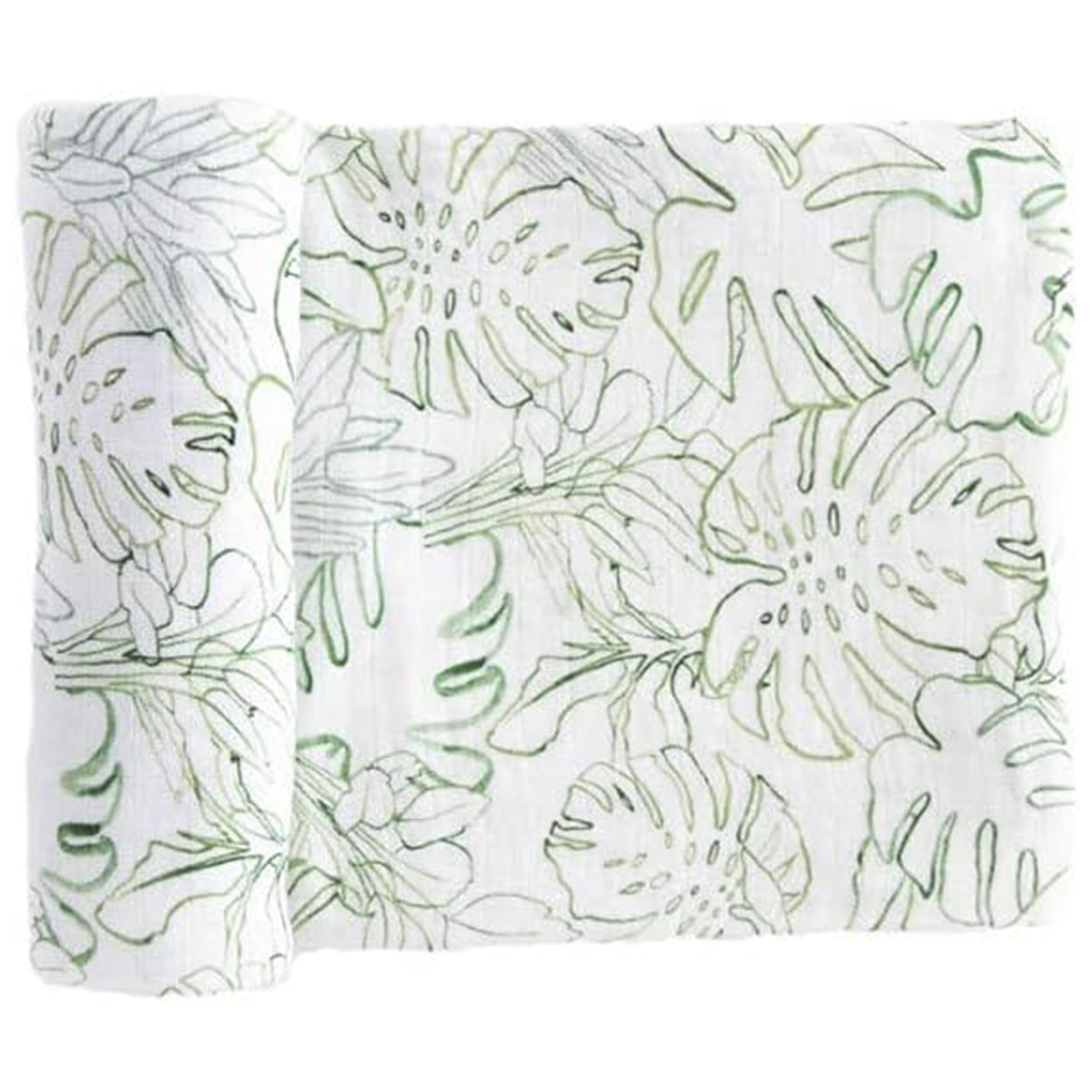 Red Rovr Jungle Lea print swaddle blanket for cozy daytime cuddles.