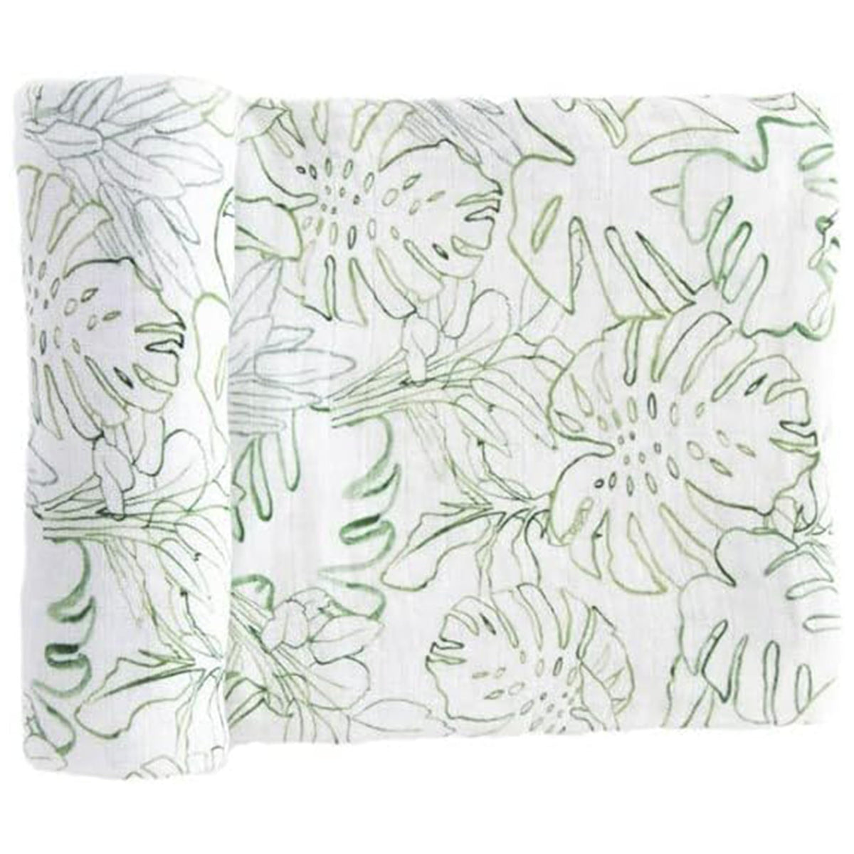 Red Rovr Jungle Lea print swaddle blanket for cozy daytime cuddles.