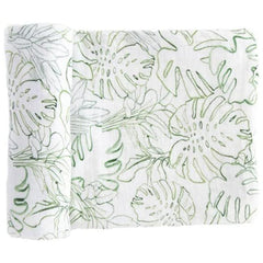 Red Rovr Jungle Lea print swaddle blanket for cozy daytime cuddles.