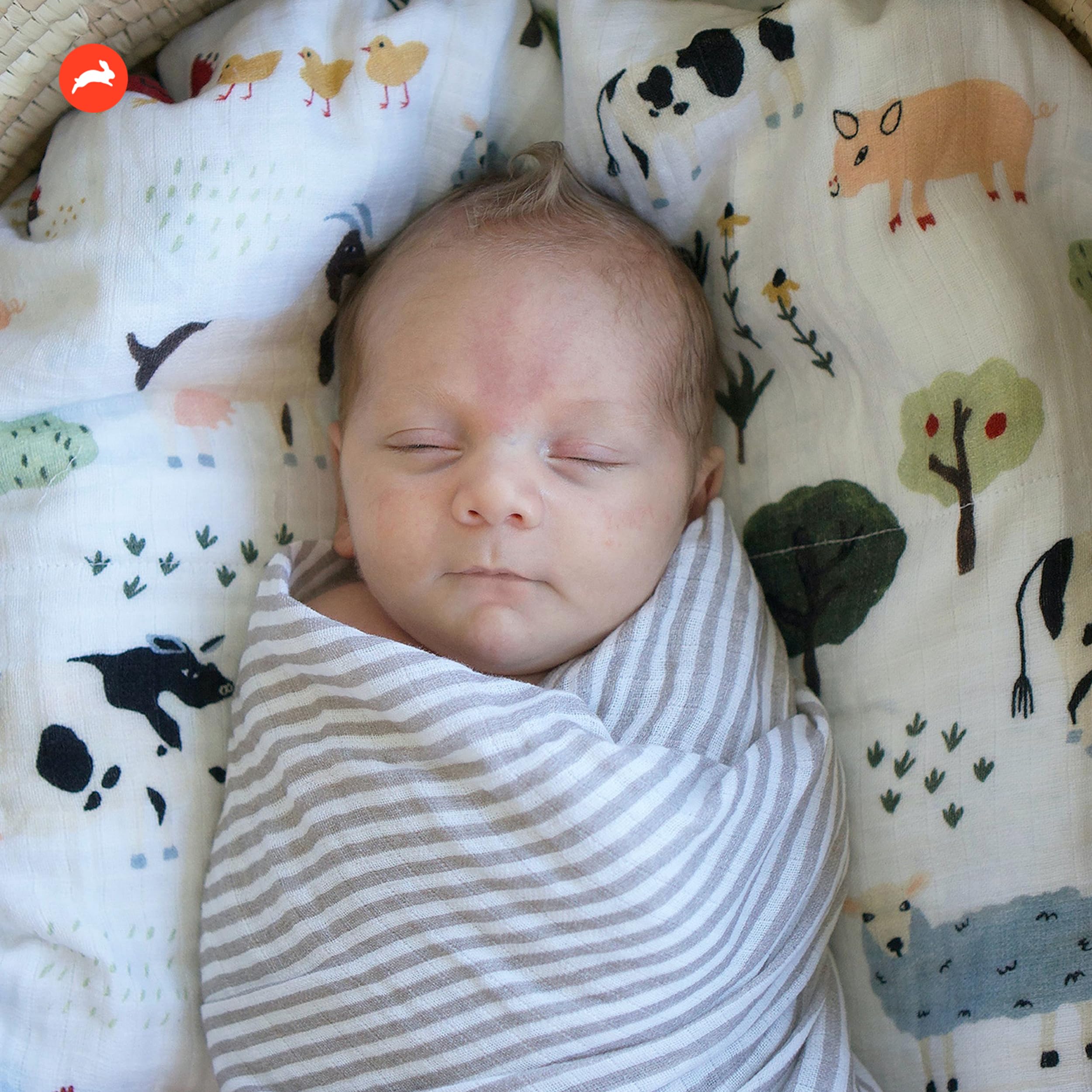 Red Rovr swaddle travel-friendly roll-up enables easy on-the-go comfort.