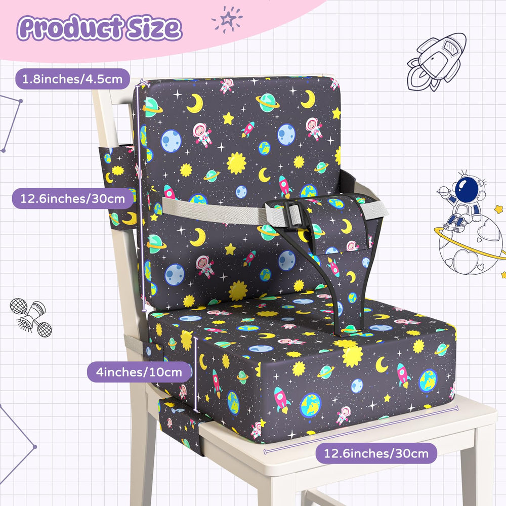 Redcoutt booster seat reinforced stitching prevents tearing and extends life.