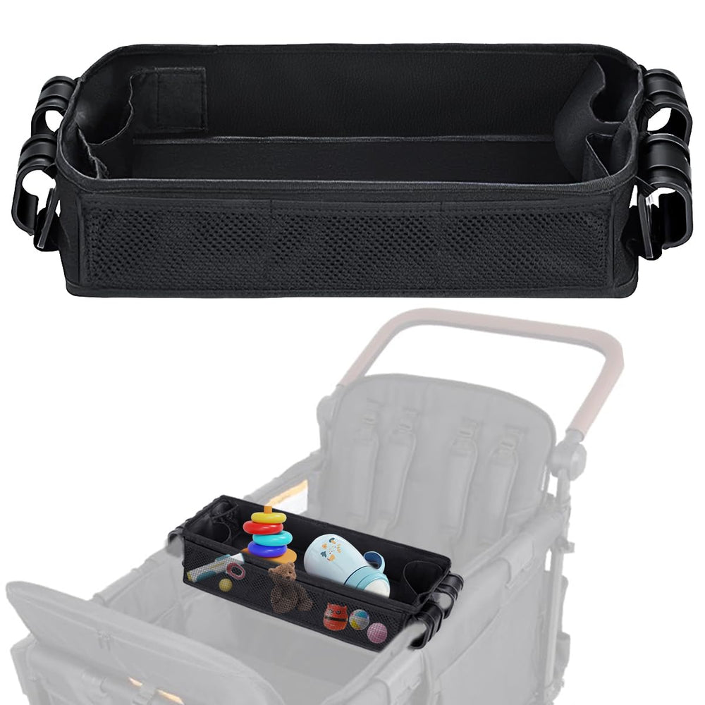 Redcoutt stroller snack tray side view showing thick base for durability and comfort