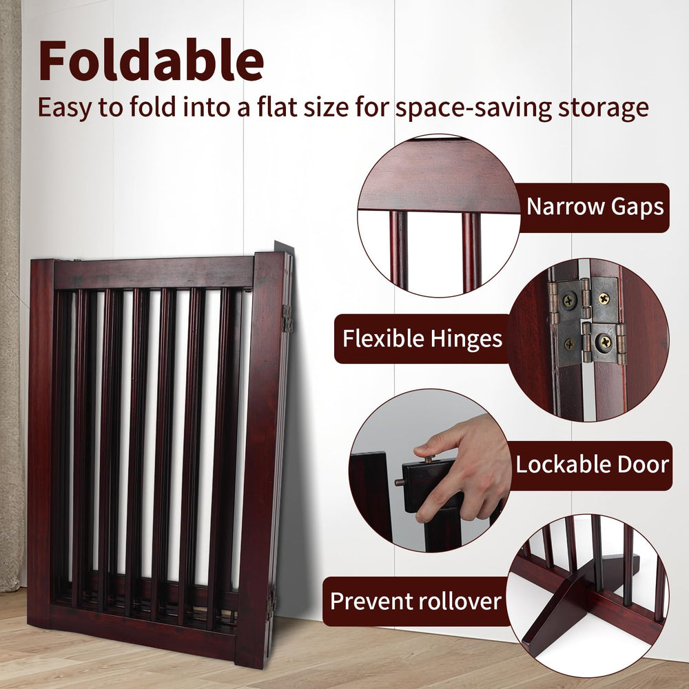 RedFinches gate suits doorways and stairs, offering flexible room barriers.