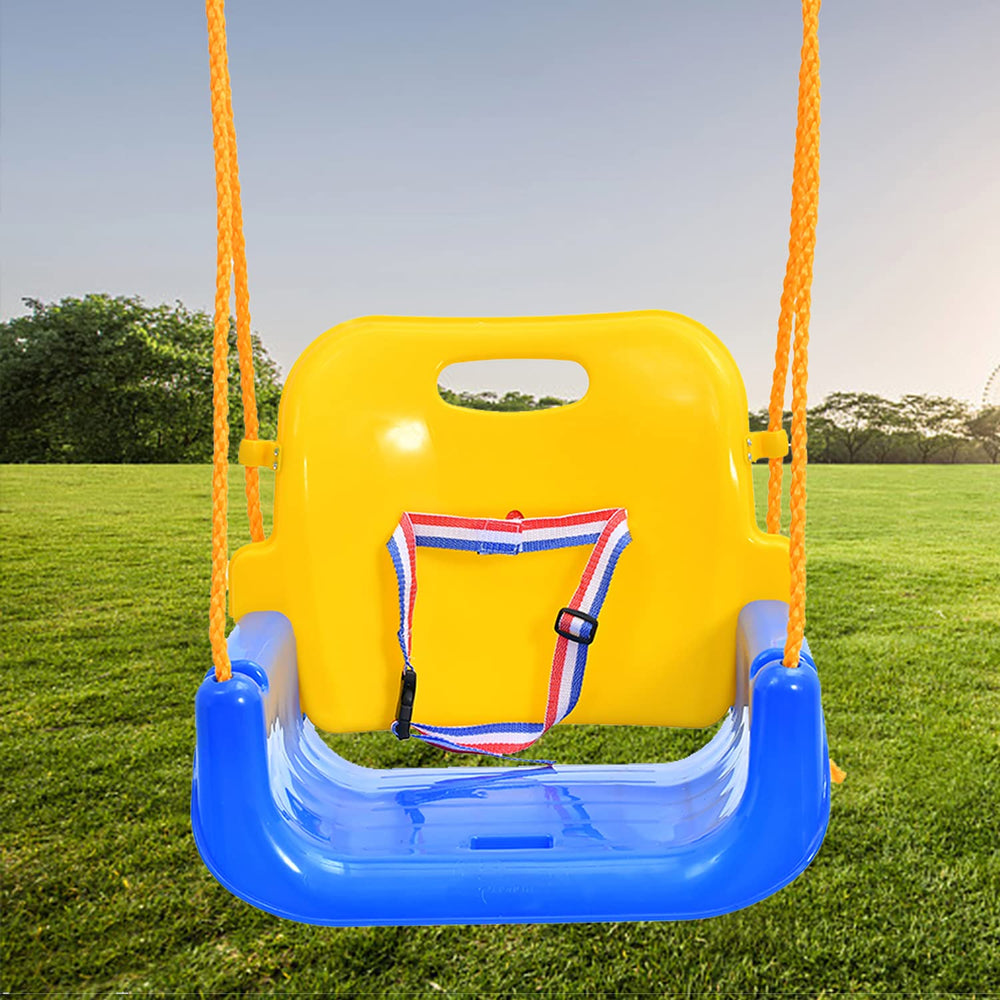 RedSwing easy installation kit includes tree straps for quick outdoor setup.