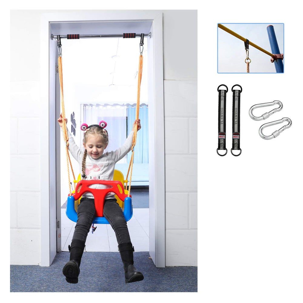 RedSwing soft nylon rope grip minimizes finger pinching for comfortable swinging.