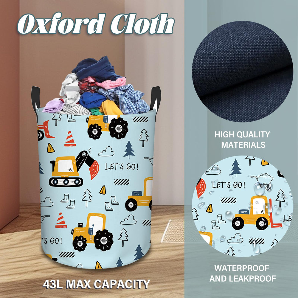 REETOOK basket with sturdy handles, easy to lift and move between rooms.