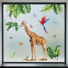 Refamaee Jungle Parrot wall decal adds vibrant color to playrooms with easy setup.