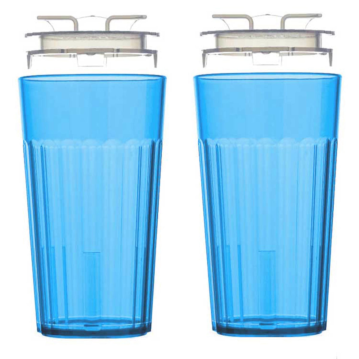 Reflo Smart Cup bundle blue 2-pack for independent sipping training.
