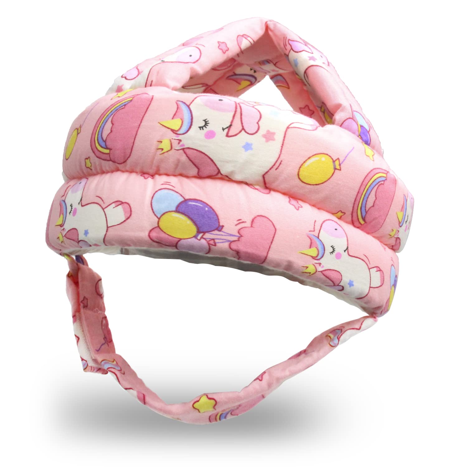 REFLYAWAY 360° coverage head protector for crawling adventures.