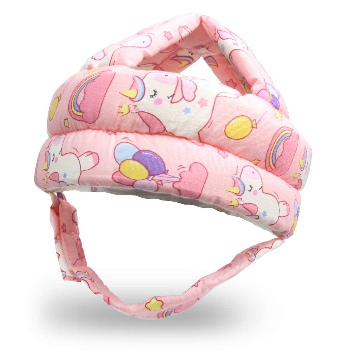 REFLYAWAY 360° coverage head protector for crawling adventures.