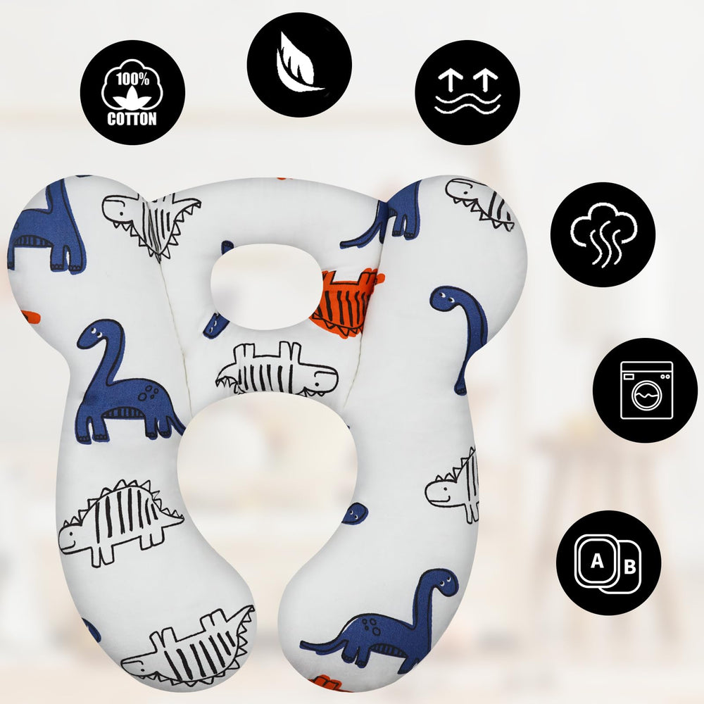 Reflyaway Style L pillow in stroller provides soft, skin-friendly fabric for comfort.