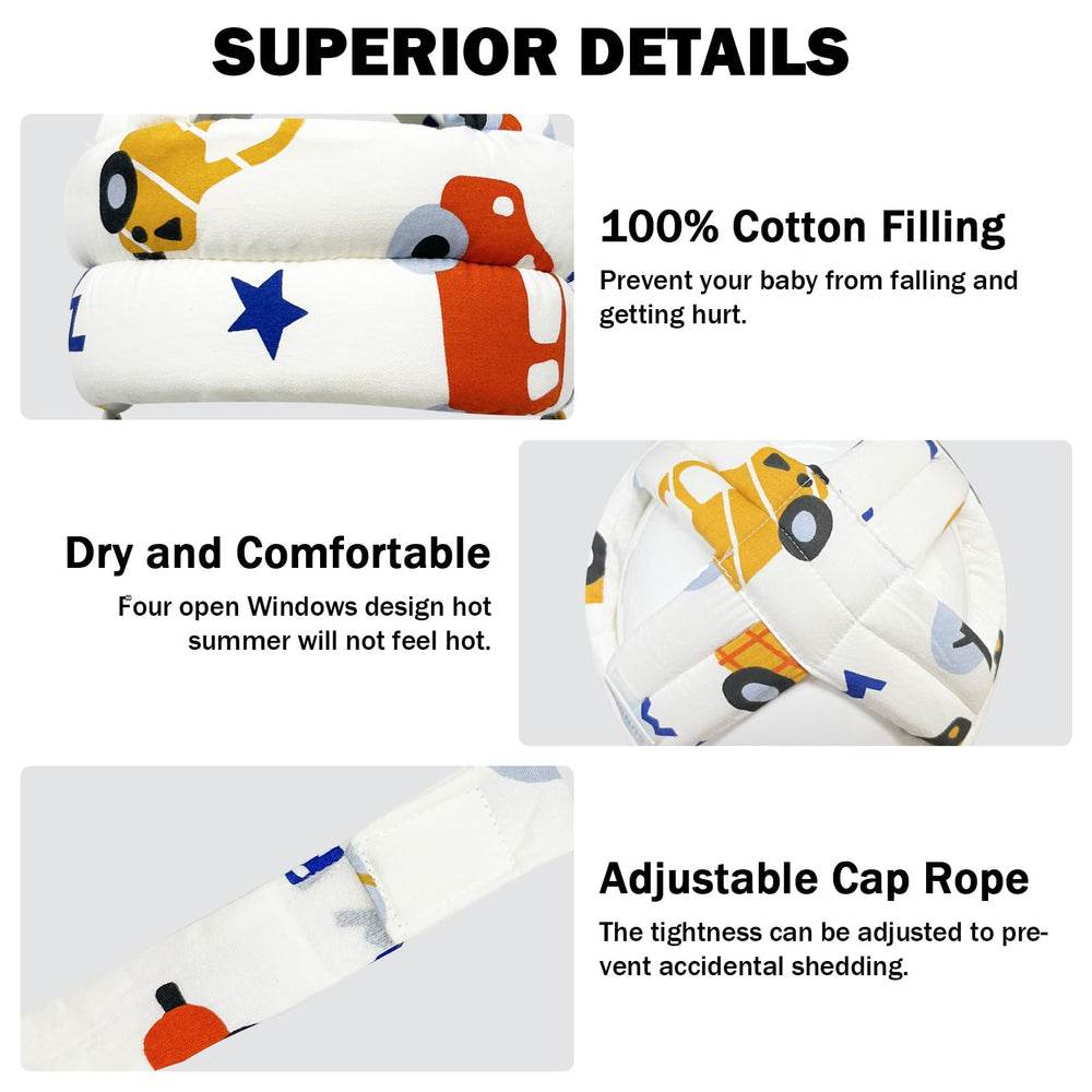 REFLYAWAY cotton outer layer with soft cushion for breathable comfort.