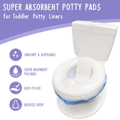 REFLYAWAY disposable liner highlights easy cleanup during outings.