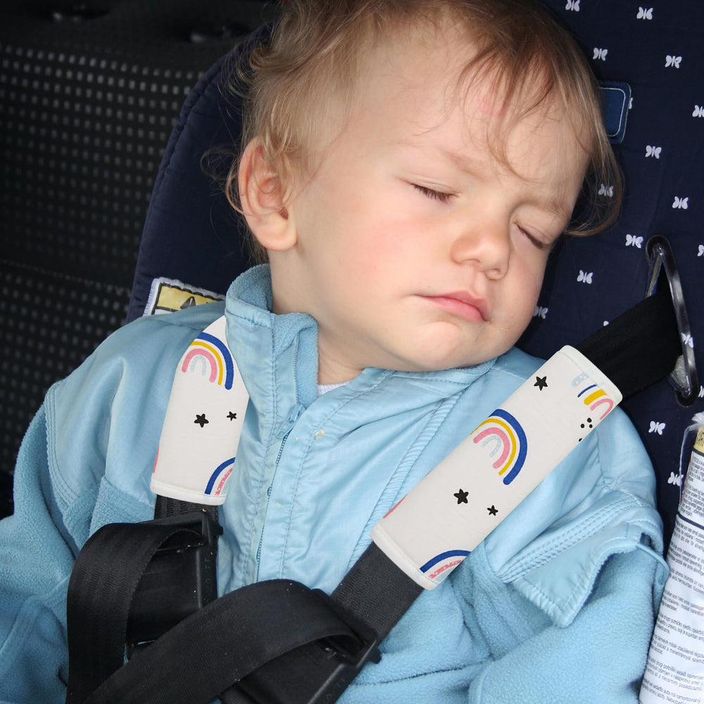 REFLYAWAY pink rainbow color adds kid-friendly travel style