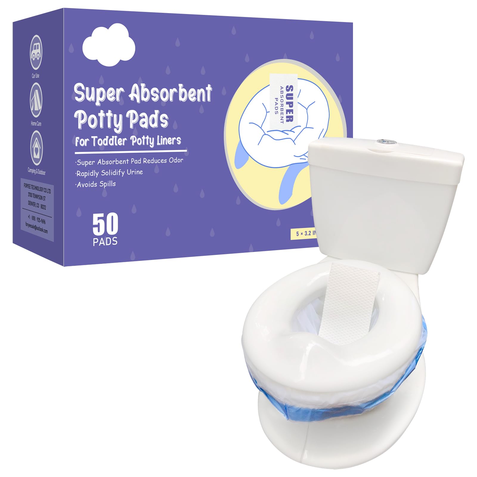 REFLYAWAY travel must-have for stress-free potty training while traveling.