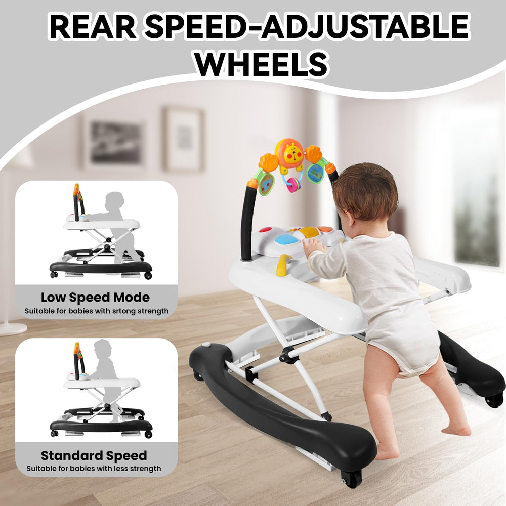 RefoereBabe walker feeding tray supports table-time snacking